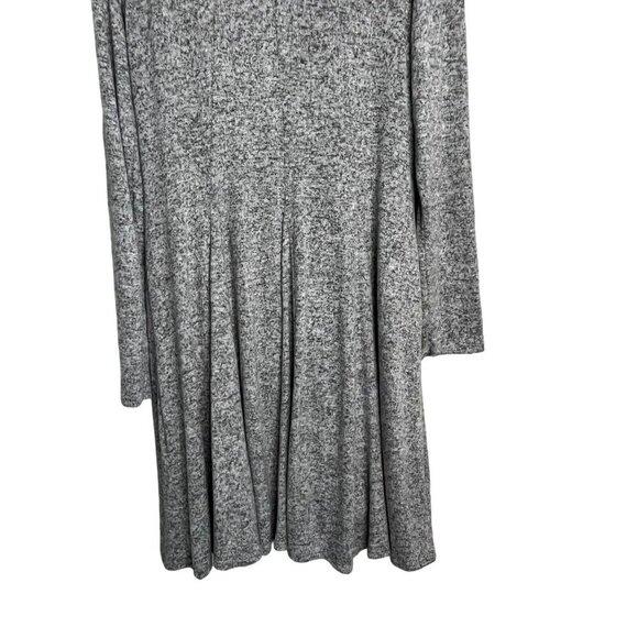 Dolan Left Coast Piper Flare Dress Heather Gray Long Sleeve Size XL‎ - Picture 9 of 12